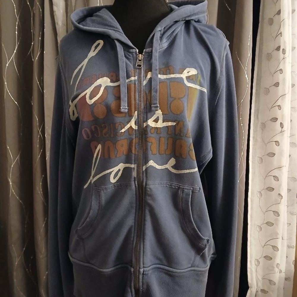 GAP Blue Hoodie with Graphic Design